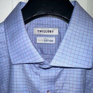 Twillory SafeCotton Dress Shirt – 17.5/34-35 – Traditional Fit - Bentley Check